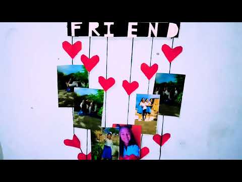 DIY Friendship Day Wall Decor Gift ideas | Photo Wall Hanging Making Video Tutorial | Craft Idea