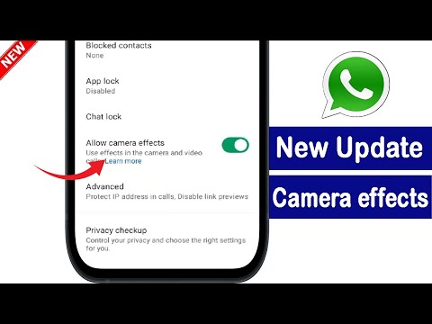 Whatsapp Camera effects | Whatsapp Camera effect kaise use Kare | How Enable Whatsapp Camera effects