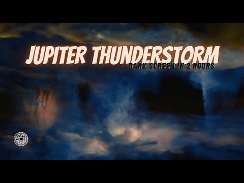 Thunderstorm on Jupiter ⨀ 12 Hours of Alien Storm Sounds for Sleep & Relaxation