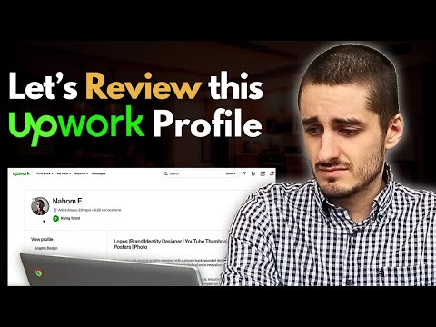 Upwork Profile Review - Nahom (Graphic Designer)