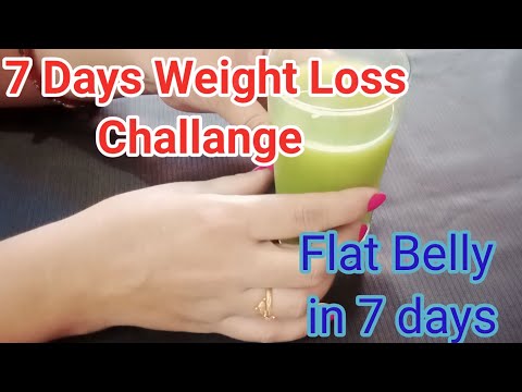 7 Days weight loss challenge! Weight loss drink! Glowing skin drink!