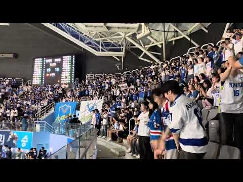 2024 연고전 농구 역전의 순간 (19:18) / 응원은 계속된다. #2024 연고전 #농구 #응원단 #AKARAKA #YONSEI UNIV.