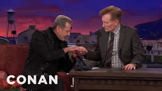 Jeff Goldblum Thinks Palm Reading Is Nonsense | CONAN on TBS