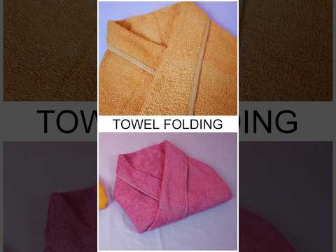 KIMONO DESIGN TOWEL FOLDING #towelfolding #towelart