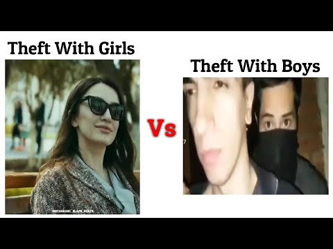 Thief With Girls Vs Thief With Boys !! Memes #viralmemes #mems