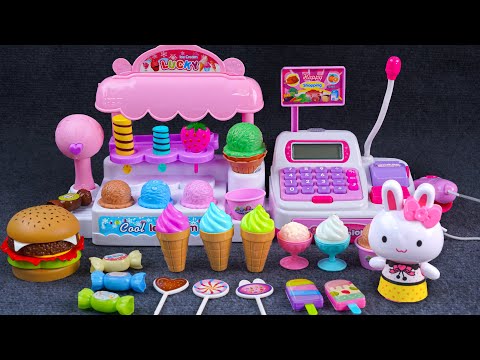 96 Minutes Cash Register ASMR, Satisfying Unboxing Rare Disney Ice Cream Shop | Tina Unboxing Toys