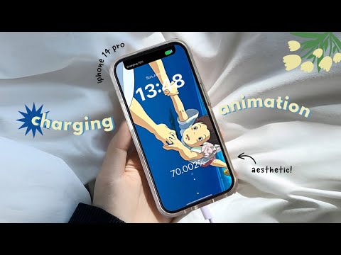 how to set custom charging animations on iPhone 📱✨ iOS16 | iPhone 14 pro