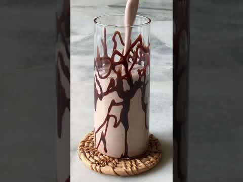 Kit Kat Chocolate frappuccino at home #homecafe