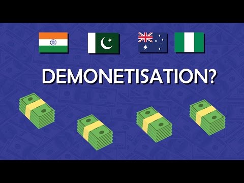 Why do countries demonetise their currencies?