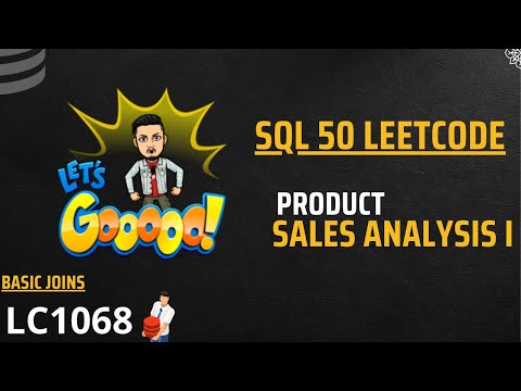 1068. Product Sales Analysis I - LEETCODE SQL 50 | INTERVIEW SQL QUESTION