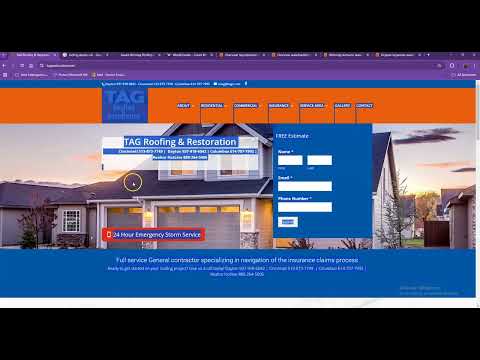 Website Analysis Video for TAG Roofing & Restoration