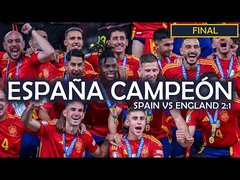 España Campeón EURO 2024 (Spain vs England 2:1)