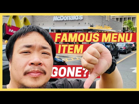 McDonalds Gets rid of Famous Menu Item