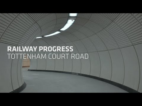 Railway Progress: Tottenham Court Road (February 2021)