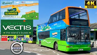 [Southern Vectis: Needles Breezer Yarmouth to Needles Landmark via Freshwater] President Volvo B7TL