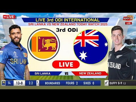 🔴 Live : Sri Lanka vs New Zealand 3rd Odi Match 2025 | SL vs NZ Live 3rd Odi Watch Score Comentary