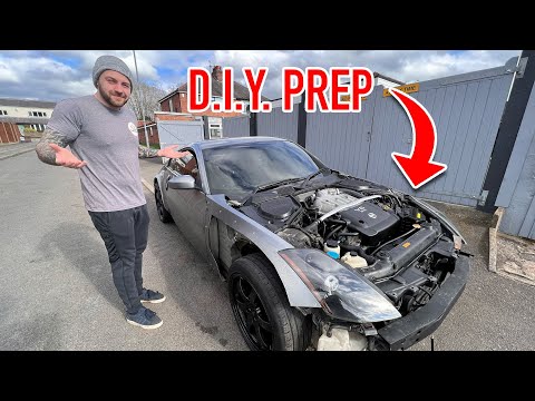 PAINTING MY WIDEBODY NISSAN 350Z (PART 1)