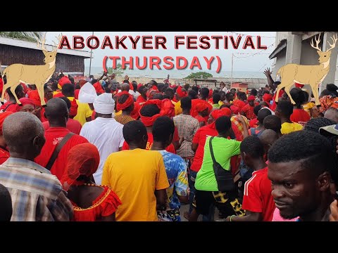 ABOAKYER FESTIVAL (THURSDAY) #Aboakyer2022 #festival  #winneba  #Ghana  #Aboakyer