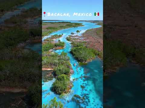 The Maldives of Mexico 🇲🇽  😍 | Bacalar 🏝 #travel #nature #mexicotravel  #beautifulplace