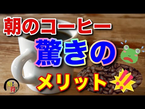 朝にコーヒーを飲む驚きのメリットがコレ！☕　◆知っ得◆雑学