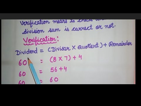 class -3 Maths  EX -5 (E ) find the quotient and remainder and verify the answer