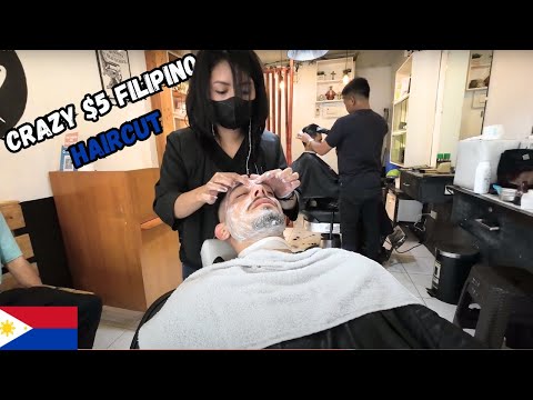 Skilled Girl Barber Get a Reward! 🇵🇭