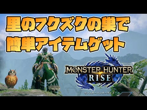 Easily get items in the Cohoot Nest [Monster Hunter Rize]