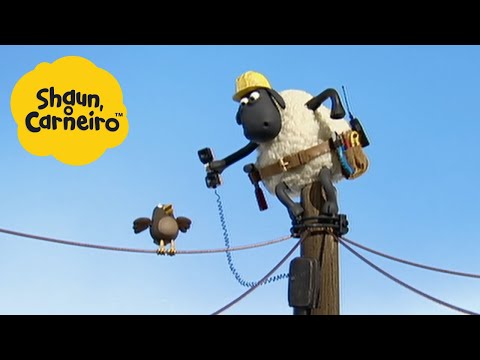 🐑Shaun, o Carneiro 🐑 Ovelhas treinadas em eletricidade 🐑 Hora Especial🐑| Cartoons Para Crianças