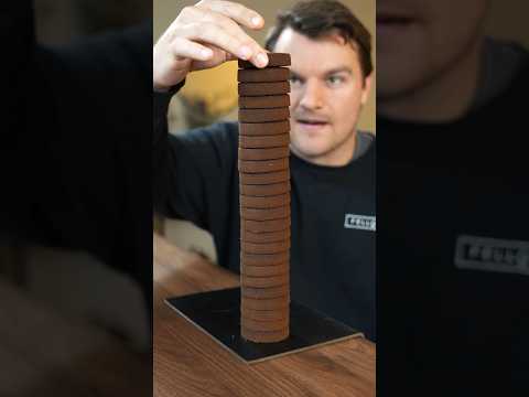 Espresso Puck Tower - A Silly Coffee Challenge