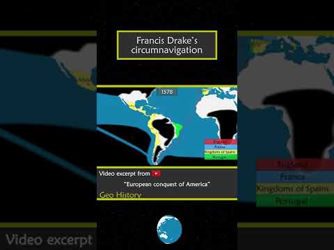 Francis Drake’s circumnavigation - #Shorts