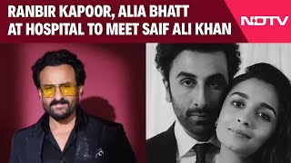 Saif Ali Khan Attacked | Ranbir Kapoor, Alia Bhatt Arrive At Lilavati Hospital To Meet Saif Ali Khan