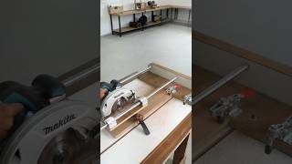 Homemade circular saw sliding guide #diyproject #woodworking #homemade #diy