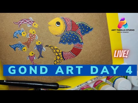 Gond Art Live Workshop | Day 4