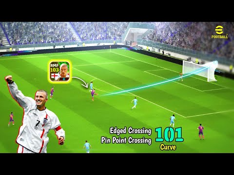 Edged Crossing Beckham is Cooking 😮🫴🔥 Rip Opponents 🫣🔥 Beckham Review in eFootball 24 Mobile 🔥