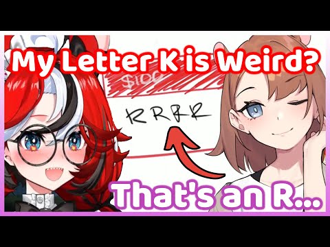 Bae get ROASTED After Showing FriendTaro Her Hand Writing IRL... (Hololive)