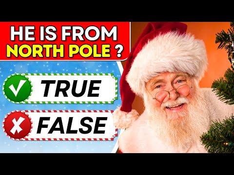 True or False Christmas Quiz 🎅🎄 | Christmas General Knowledge ✅