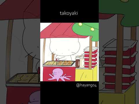 takoyaki stand #animated  #shorts