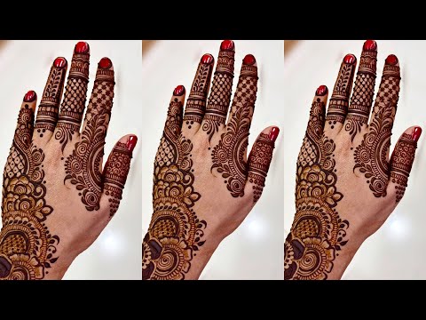 Very beautiful stylish back hand mehndi design | Simple easy mehndi design | Mehndi design | mehndi