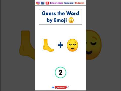 Guess the word by Emoji 🙄 #brainteasers #braintest #intelligencetest #iqtest #iq #shorts