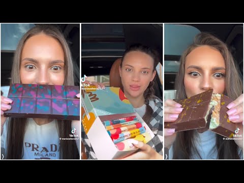 Viral dubai Chocolate mukbang compilation pt 2