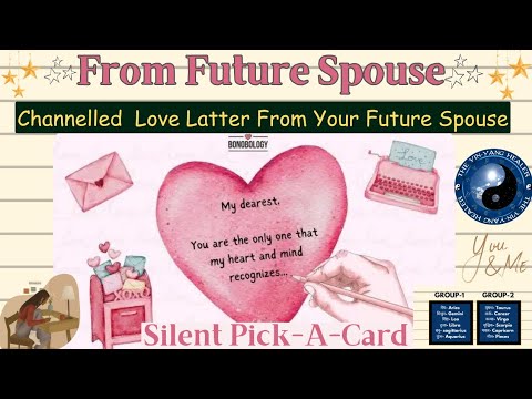 Channeled Written 📝Love Latter From Your FUTURE SPOUSE❣️😍 Silent Pick A Card Reading ☯️🌺✨