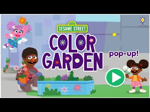 Color Garden Pop-Up - Sesame Street Educational Games #learning #elmo #sesamestreet #toddler #colors