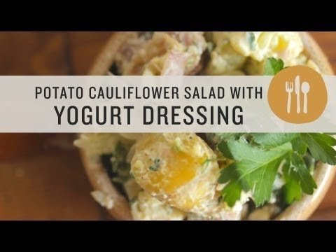 Superfoods - Potato Cauliflower Salad with Yogurt Dressing