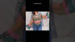 New blouse tutorial #shorts #crochet #easycrochet