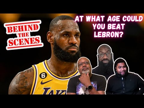 At what age does Lebron have to be, before he becomes unbeatable to us? 5 years old? 10?14?