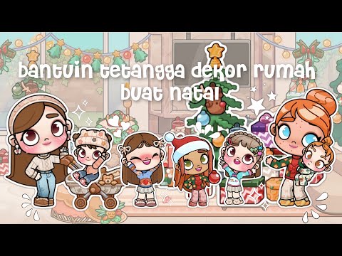 DECORATE NARA'S HOUSE FOR CHRISTMAS⭐🎄 | AVATAR WORLD DRAMA ROLEPLAY | PAZU