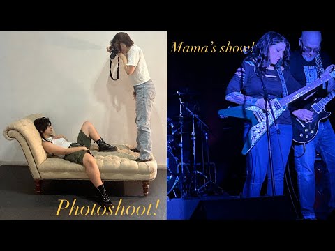 lesbian photoshoot and mamas big gig! (VLOG)