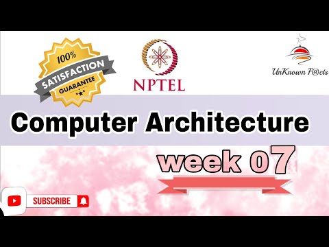 COMPUTER ARCHITECTURE WEEK 7 ASSIGNMENT ANSWERS NPTEL 2024 l NPTEL #nptel #nptelanswer