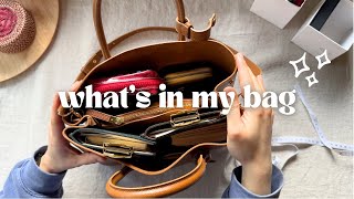 What's in my Bag 👜 Stationery Favorites & Everyday Essentials | Traveler's Company, Hobonichi 📓