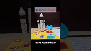 Chandrayan #indiainspace #chandrayan3 #diy #schoolproject #craft #kidscraft #scienceproject #space